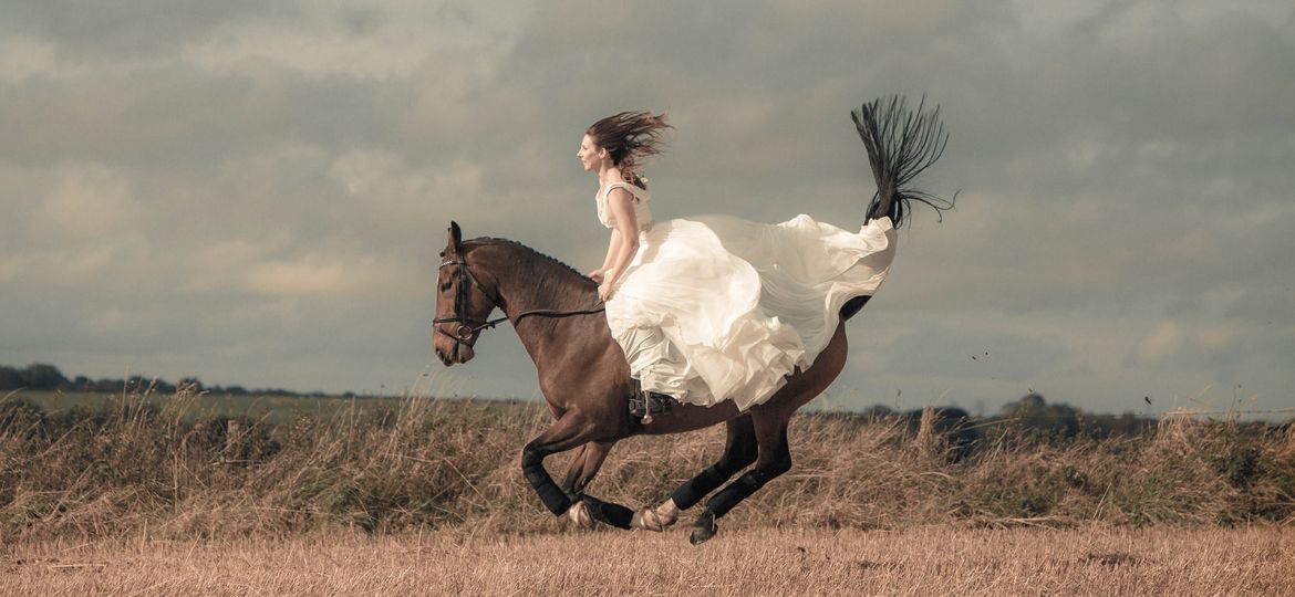 Iska Birnie and her Horse