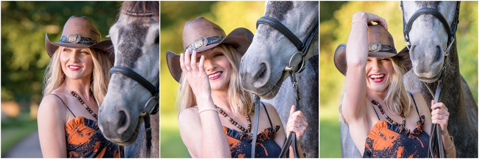 Cowgirl and her horse