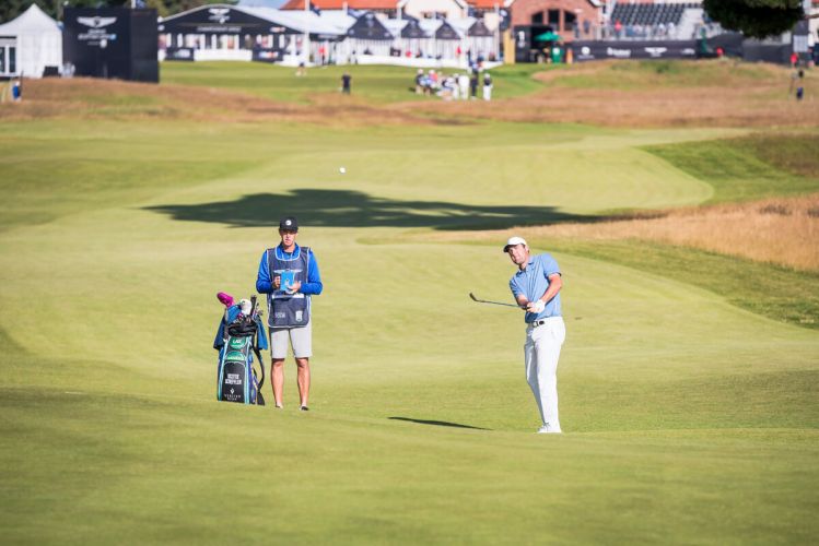 Scottie Scheffler on fairway